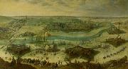 Peter Snayers A siege of a city, thought to be the siege of Gulik by the Spanish under the command of Hendrik van den Bergh, 5 September 1621-3 February 1622. Spain oil painting artist